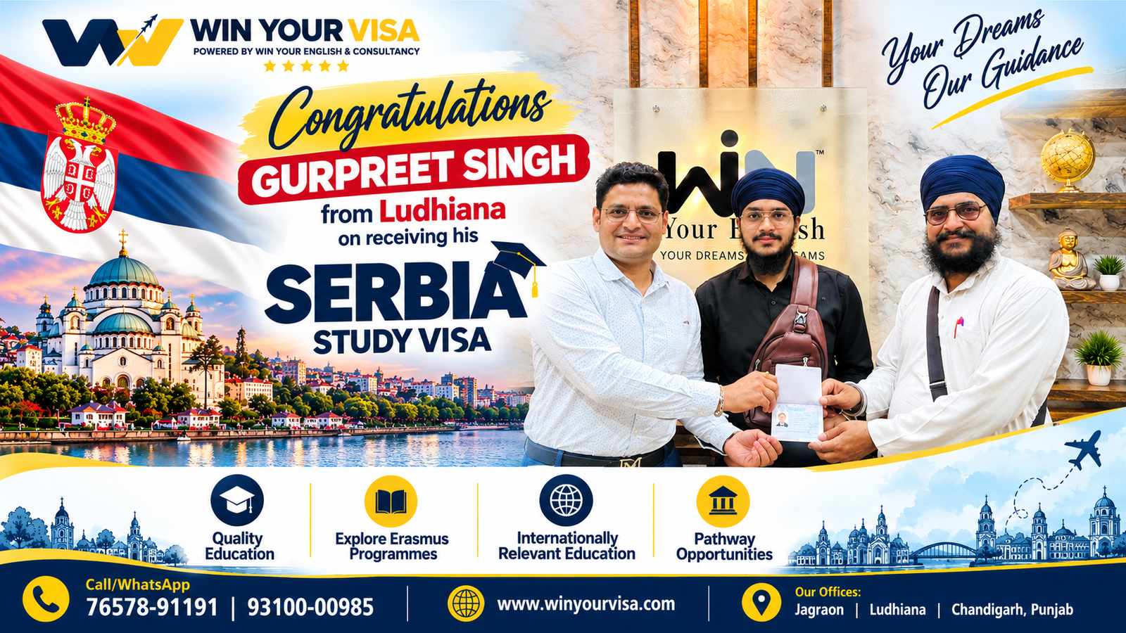 Serbia Study Visa for Indian Students: Erasmus, Spouse Visa and February 2027 Intake