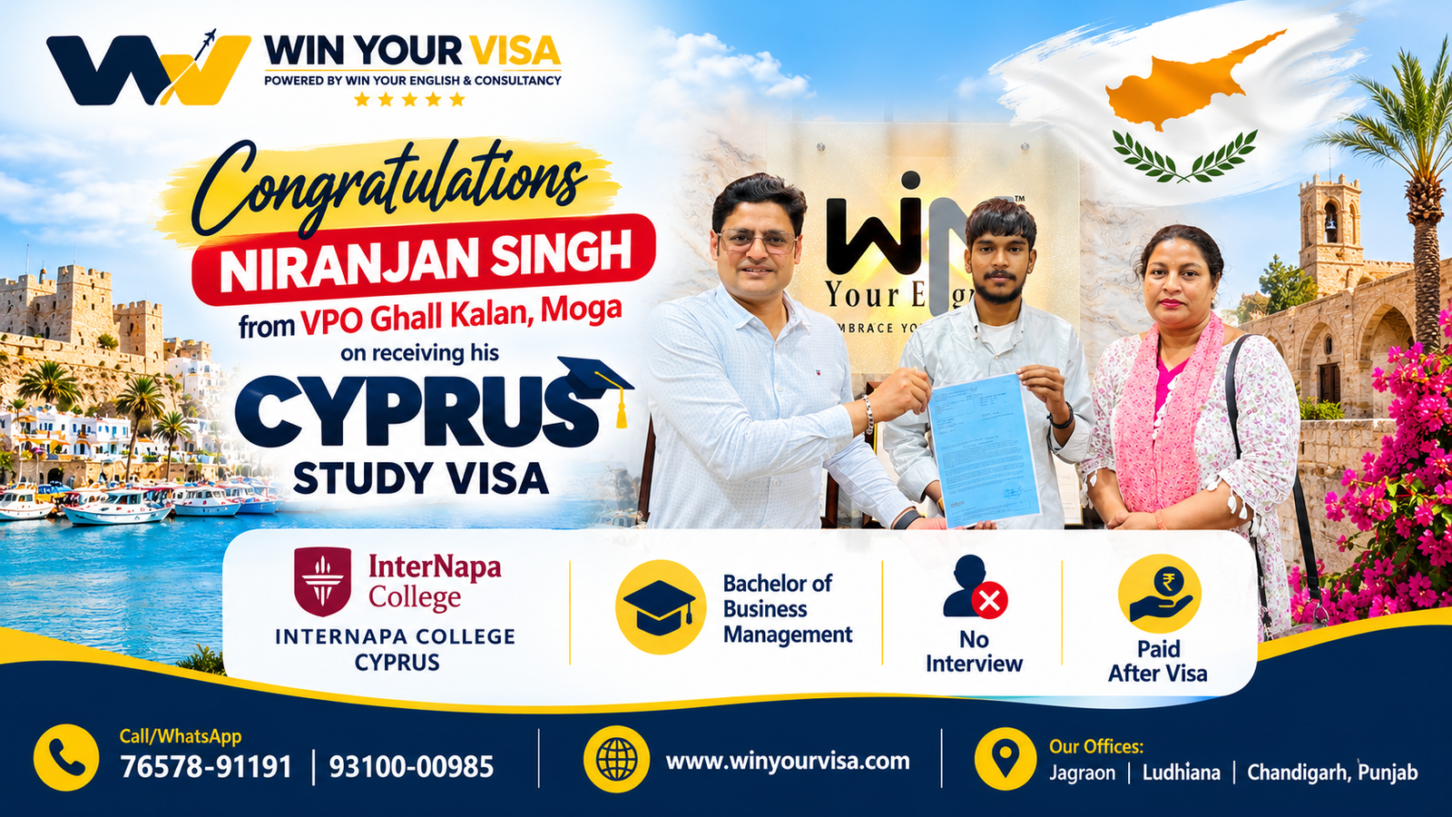 Cyprus Study Visa for Indian Students: IELTS 4.0+, Work Rights and Gaps Accepted (2026)