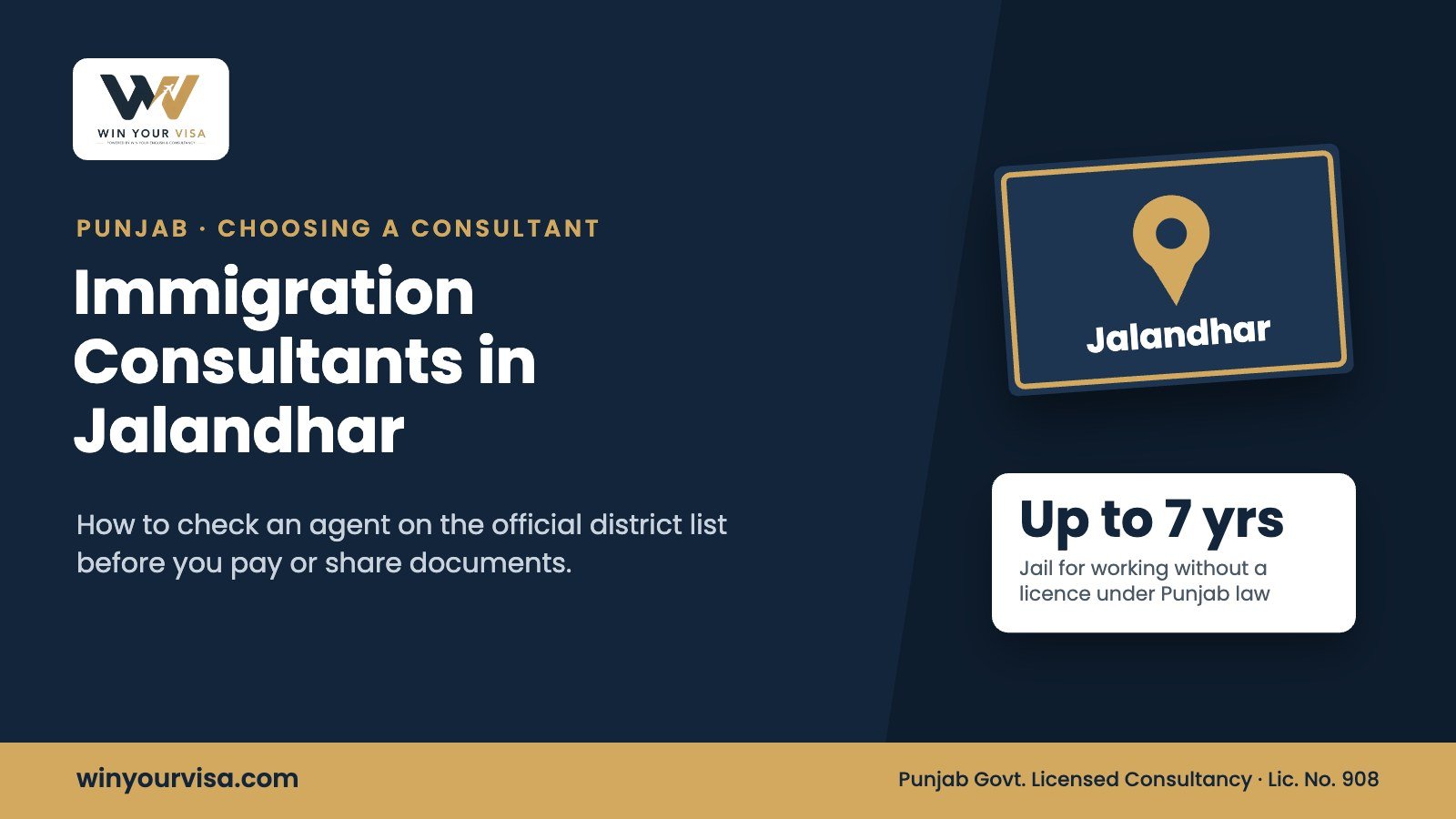 Immigration Consultants in Jalandhar: How to Check a Licensed Agent (2026)