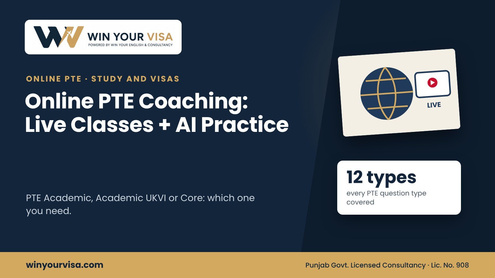 Online PTE Coaching: Live Classes and AI-Scored Practice