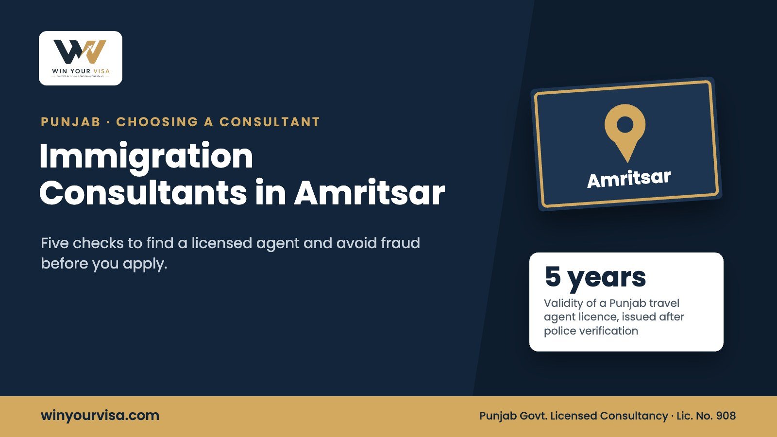 Immigration Consultants in Amritsar: How to Choose a Licensed Agent (2026)